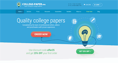 Desktop Screenshot of college-paper.org